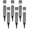 Pro Garden Tuinverlichting Prikspotjes - Set 6 Stuks - Solar - 23 Cm -Winkel Voor Woonverlichting 1000043141