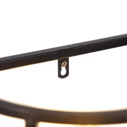 QAZQA Arthur IndustriÃ«le Wandlamp Zwart -Winkel Voor Woonverlichting 1000044212 0103