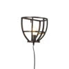 QAZQA Arthur IndustriÃ«le Wandlamp Zwart -Winkel Voor Woonverlichting 1000044212