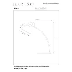 Lucide CURF Bureaulamp - Wit -Winkel Voor Woonverlichting 1000044805 0103