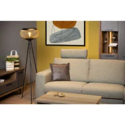 Lucide LUCAS Vloerlamp - Mat Goud / Messing -Winkel Voor Woonverlichting 1000044874 0101