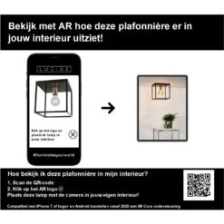 Lucide ARTHUR Plafonnière - Zwart -Winkel Voor Woonverlichting 1000044944 0115