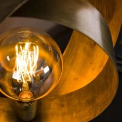 Hoyz - Tafellamp Rotar - Oud Goud - Industrieel - 40x18x43 -Winkel Voor Woonverlichting 1000045850 0103