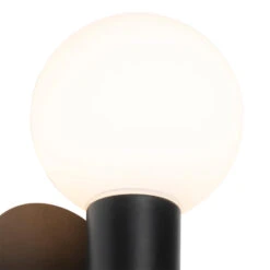 QAZQA Moderne Wandlamp Zwart IP44 2-lichts - Cederic 9 QAZQA Moderne Wandlamp Zwart IP44 2-lichts - Cederic -Winkel Voor Woonverlichting 1000045889 0103