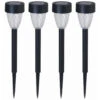 Luxform Montpellier Markeringslampt Set Van 4 - 5LM - Solar -Winkel Voor Woonverlichting 1000045962