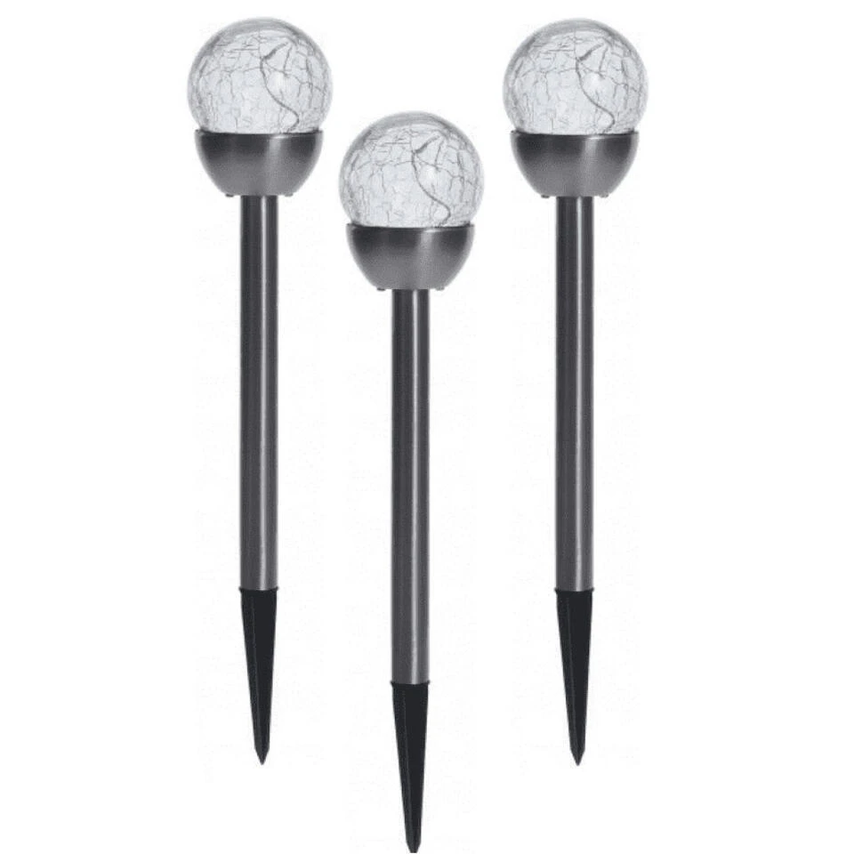 Pro Garden Prikspot - 5 Stuks - Solar - Bollen - 36 Cm 3 Pro Garden Prikspot - 5 Stuks - Solar - Bollen - 36 Cm