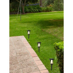 Lumineo Prikspot - Solar - 2 Stuks - Zwart - 32 Cm -Winkel Voor Woonverlichting 1000046132 0101