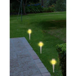 Lumineo Prikspot - Solar - Zilvekleurig - 26 Cm -Winkel Voor Woonverlichting 1000046133 0102