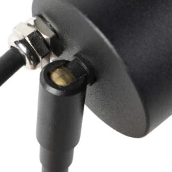 QAZQA Prikspot Zwart Verstelbaar IP44 - Solo -Winkel Voor Woonverlichting 1000046337 0101