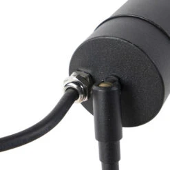 QAZQA Prikspot Zwart Verstelbaar IP44 - Solo -Winkel Voor Woonverlichting 1000046337 0103