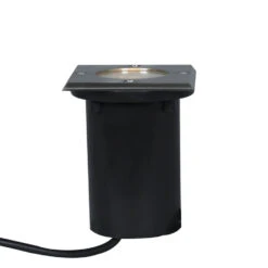 QAZQA Set Van 5 Grondspots Staal IP65 - Basic Square 8 QAZQA Set Van 5 Grondspots Staal IP65 - Basic Square -Winkel Voor Woonverlichting 1000046340 0102