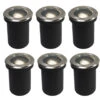 QAZQA Set Van 6 Moderne Buiten Grondspot RVS IP65 - Delux -Winkel Voor Woonverlichting 1000046341