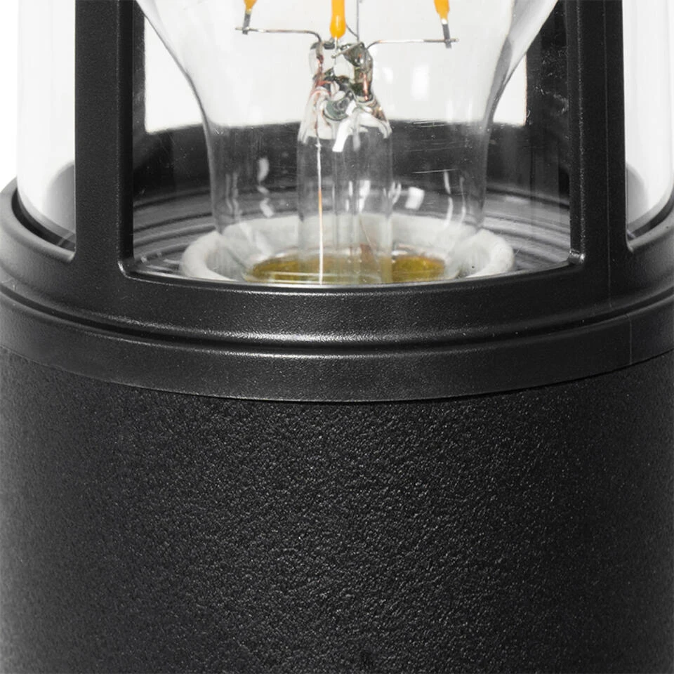 QAZQA Moderne Staande Buitenlamp Zwart IP54 50 Cm - Kiki 4 QAZQA Moderne Staande Buitenlamp Zwart IP54 50 Cm - Kiki - Afbeelding 2