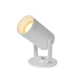 Lucide TAYLOR - Tuinspot Buiten - Ø 10 Cm - 1xGU10 - IP65 - Wit -Winkel Voor Woonverlichting 1000046858 0100