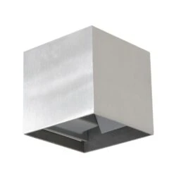 Steinhauer Buitenlamp Boxx - 2 Lichts - 10x9.8 Cm - Mat Chroom