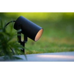 Lucide TAYLOR - Tuinspot Buiten - Ø 10 Cm - 1xGU10 - IP65 - Zwart -Winkel Voor Woonverlichting 1000046890 0102