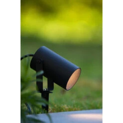 Lucide TAYLOR - Tuinspot Buiten - Ø 10 Cm - 1xGU10 - IP65 - Zwart -Winkel Voor Woonverlichting 1000046890 0103
