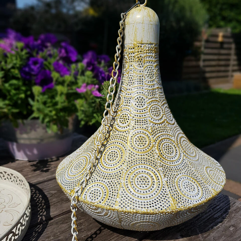 Luxform Marrakech Tafel En Hanglamp - Met Timerfunctie - Batterij 4 Luxform Marrakech Tafel En Hanglamp - Met Timerfunctie - Batterij - Afbeelding 2