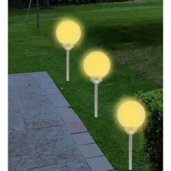 Gerim Prikspot Tuinverlichting - Grote Bol - Solar - 56 Cm -Winkel Voor Woonverlichting 1000049307 0102