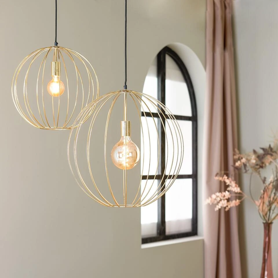 Hanglamp Suden - Goud - Ø50cm 4 Hanglamp Suden - Goud - Ø50cm - Afbeelding 2