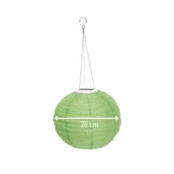 Orange85 Lampion Set Van 4 Kleuren 28cm Solar LED Verlichting Kunststof Papier -Winkel Voor Woonverlichting 1000050339 0111