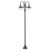VidaXL Paalverlichting Tuin E27 220 Cm Aluminium Brons 3-delig -Winkel Voor Woonverlichting 1000050365