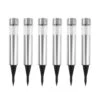 Orange85 Tuinverlichting Fakkels Solar Op Zonneenergie Zilver 6 Stuks RVS -Winkel Voor Woonverlichting 1000051580