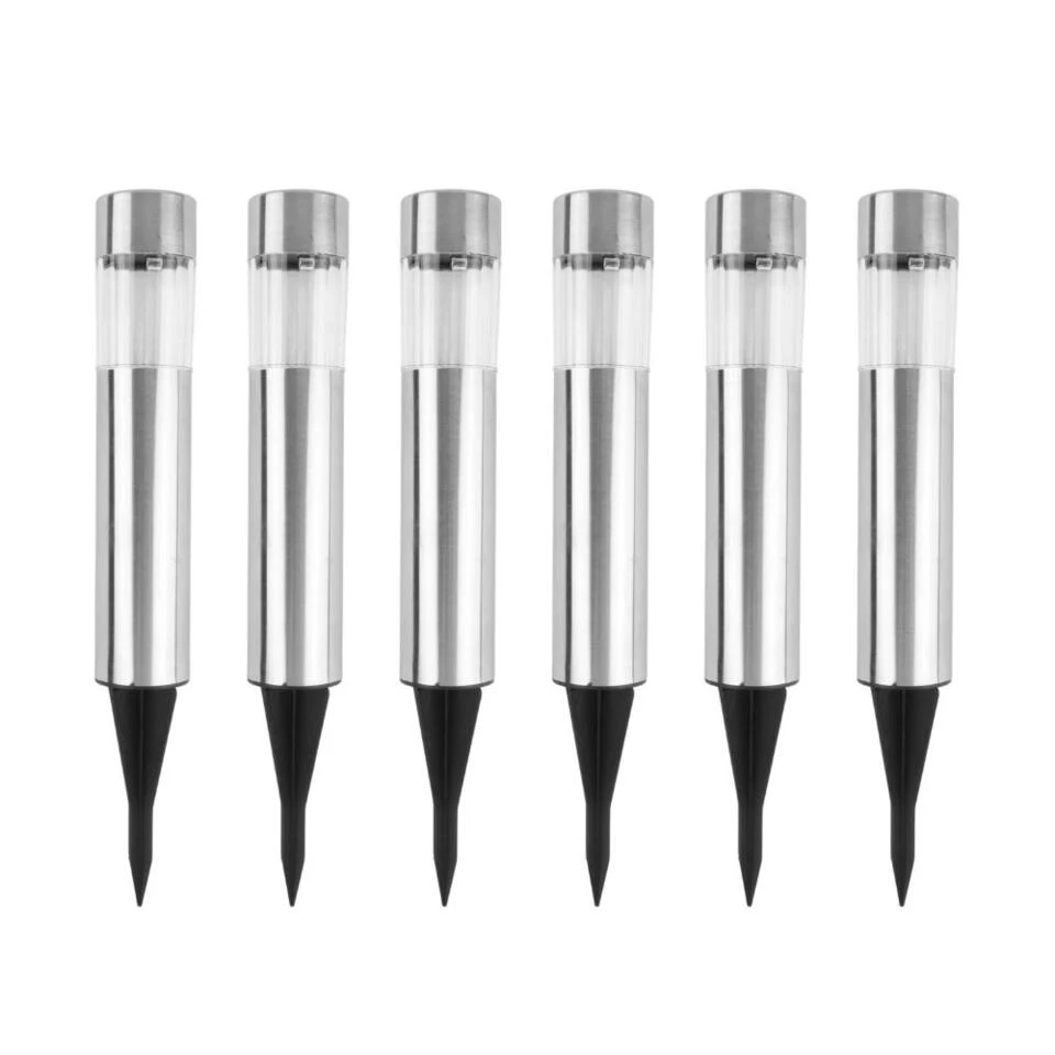 Orange85 Tuinverlichting Fakkels Solar Op Zonneenergie Zilver 6 Stuks RVS 3 Orange85 Tuinverlichting Fakkels Solar Op Zonneenergie Zilver 6 Stuks RVS