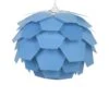 Beliani Hanglamp SEGRE - Blauw Synthetisch Materiaal