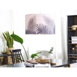 Beliani Hanglamp ZILLER - Grijs Polyester -Winkel Voor Woonverlichting 1000053453 0101