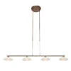 Steinhauer Hanglamp Sovereign - 4 Lichts - 120x120 Cm - Brons