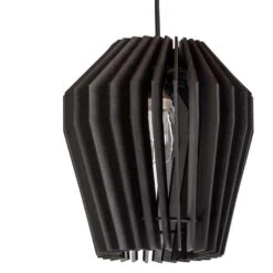 Blij Design Hanglamp Corner - 1 Lichts - 24 X135 Cm - Zwart -Winkel Voor Woonverlichting 1000053889 0101