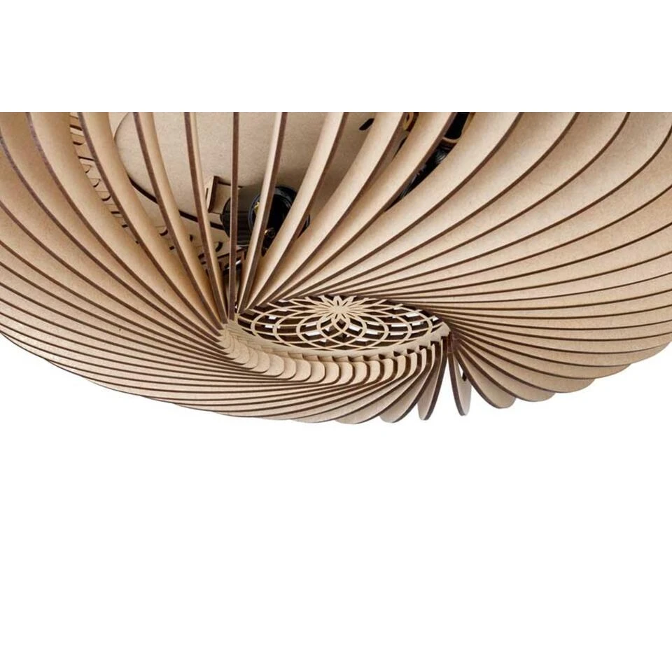 Blij Design Plafondlamp Swan - 2 Lichts - 48 X13 Cm - Beige 4 Blij Design Plafondlamp Swan - 2 Lichts - 48 X13 Cm - Beige - Afbeelding 2
