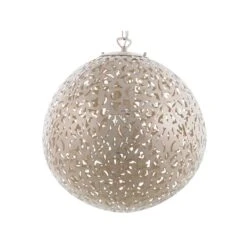 Beliani Hanglamp MURES - Beige Metaal