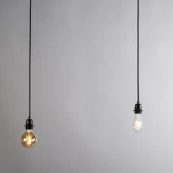 QAZQA Hanglamp Cava 2 Zwart -Winkel Voor Woonverlichting 1000061838 0101