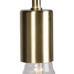 QAZQA Moderne Messing Vloerlamp - Facil 7 QAZQA Moderne Messing Vloerlamp - Facil -Winkel Voor Woonverlichting 1000061873 0101