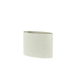 Lampenkap Ovaal Saverna - Eiwit - 30x15x25cm -Winkel Voor Woonverlichting 1000063045 0111