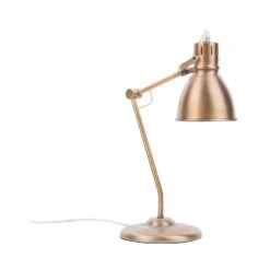 Beliani Tafellamp MONSAN - Messing Staal