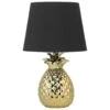Beliani Tafellamp PINEAPPLE - Goud Keramiek -Winkel Voor Woonverlichting 1000063797
