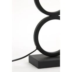Lampvoet Stelios - Zwart - 15x10x36cm -Winkel Voor Woonverlichting 1000064777 0112