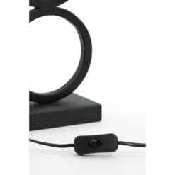 Lampvoet Stelios - Zwart - 15x10x36cm -Winkel Voor Woonverlichting 1000064777 0113