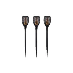 Cepewa Tuinfakkel - Solar - Zwart - Vlameffect - 58 Cm -Winkel Voor Woonverlichting 1000064788 0103