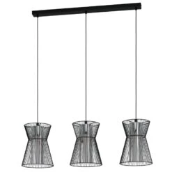 EGLO Maseta Hanglamp - E27 - 93 cm - Zwart