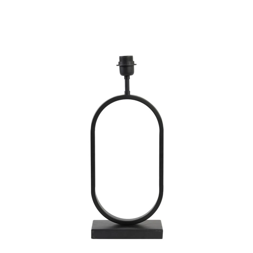 Lampvoet Jamiri - Zwart - 20x10x45cm 3 Lampvoet Jamiri - Zwart - 20x10x45cm