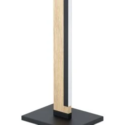 EGLO Camacho Vloerlamp - LED - 126 cm - Zwart/Bruin - Dimbaar -Winkel Voor Woonverlichting 1000067459 0102