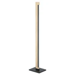 EGLO Camacho Vloerlamp - LED - 126 cm - Zwart/Bruin - Dimbaar