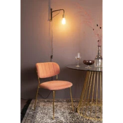 Parya Home - Wandlamp Lasse - Ijzer - Zwart - Goud -Winkel Voor Woonverlichting 1000068269 0103
