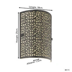 Eglo Almera Wandlamp -Winkel Voor Woonverlichting 1000070089 0103