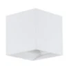 EGLO Calpino Wandlamp Voor buiten - SMD LED Module - IP54 - Wit -Winkel Voor Woonverlichting 1000070104