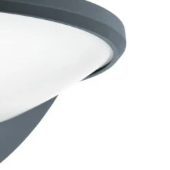 EGLO Belcreda Wandlamp Buiten - LED - 33 cm - Antraciet/Wit - Sensor -Winkel Voor Woonverlichting 1000070113 0102